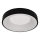 Plafonnier LED DRAX 32W/230V 4000K diamètre 38 cm noir