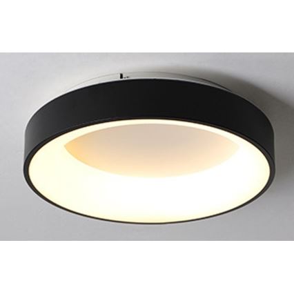 Plafonnier LED DRAX LED/32W/230V 3000-6000K Ø 38 cm noir