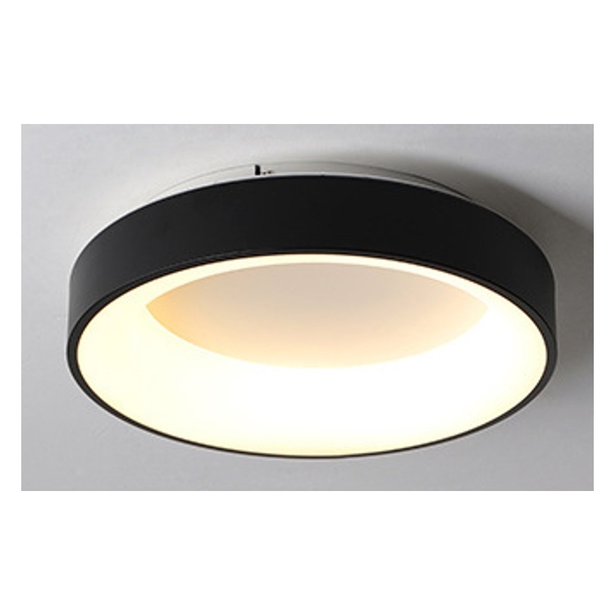 Plafonnier LED DRAX LED/32W/230V 3000-6000K Ø 38 cm noir