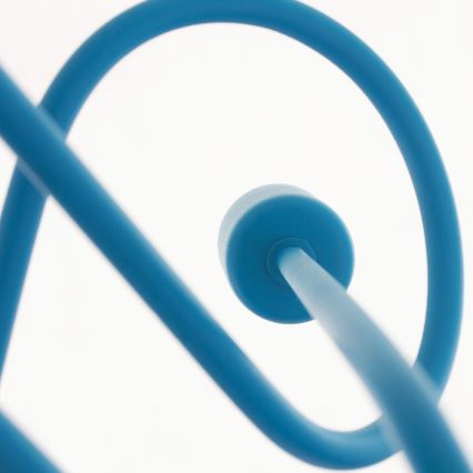 Plafonnier LED en applique pour enfants OXFORD, 3xE27/15W/230V, bleu