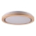 Plafonnier LED en bois pour salle de bains / 24 W / 230 V / Ø 39 cm / IP44 / chêne