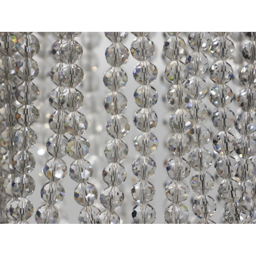 Plafonnier LED en cristal NAURU LED/24W/230V Ø 45 cm chrome brillant + télécommande