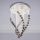 Plafonnier LED en cristal NAURU LED/30W/230V Ø 40 cm chrome brillant/noir + télécommande