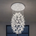 Plafonnier LED en cristal SAMOA LED/30W/230V Ø 40 cm, chrome poli + télécommande
