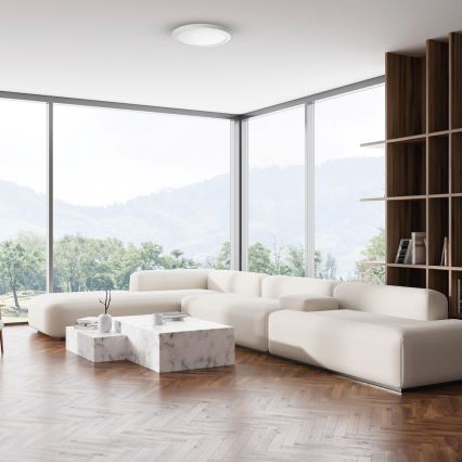 Plafonnier LED EVORA LED/18W/230V 3000/4000/6000K Ø 22,5 cm blanc