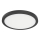 Plafonnier LED EVORA LED/18W/230V 3000/4000/6000K Ø 22,5 cm noir
