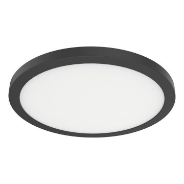 Plafonnier LED EVORA LED/24W/230V 3000/4000/6000K diam. 30 cm noir
