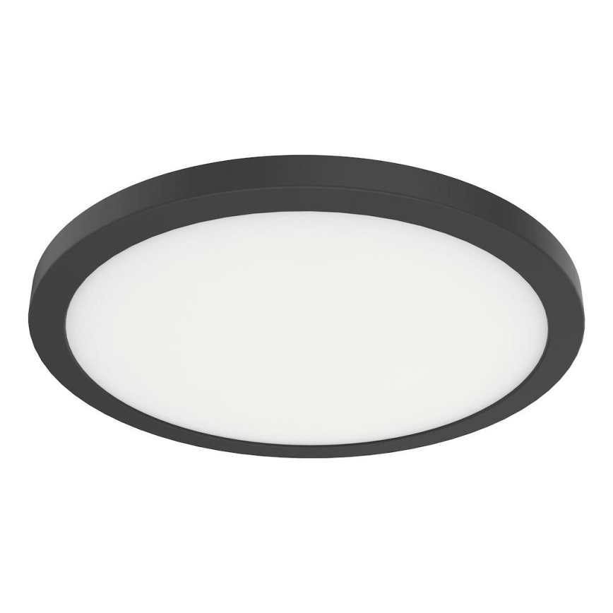 Plafonnier LED EVORA LED/24W/230V 3000/4000/6000K diam. 30 cm noir