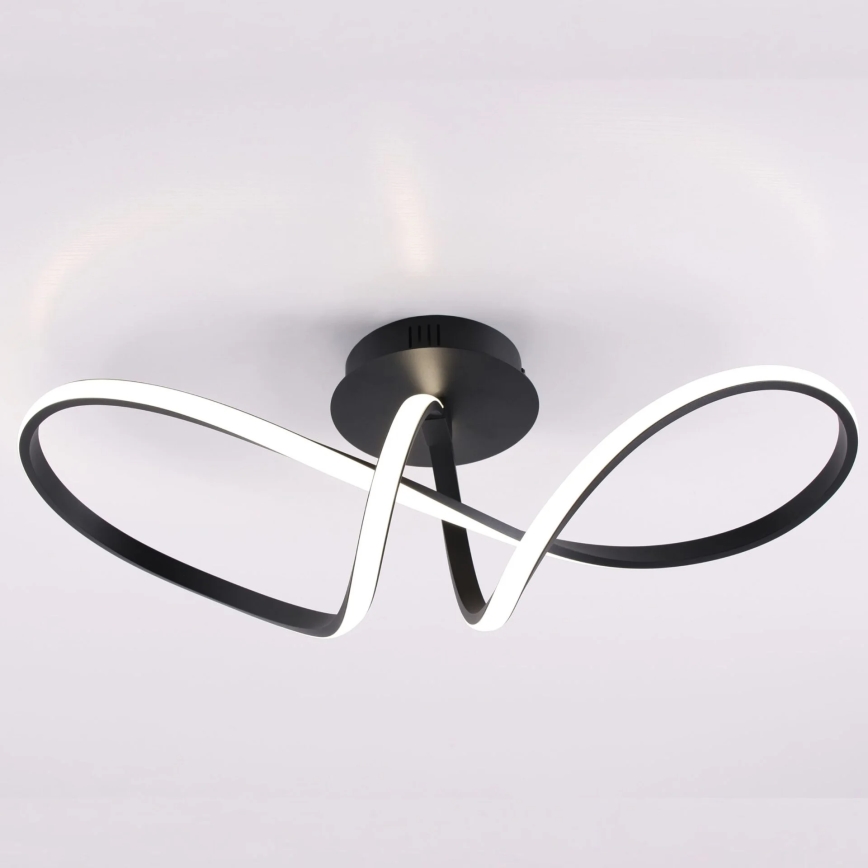 Plafonnier LED FLAVIA LED/33W/230V 24 x 61 cm noir