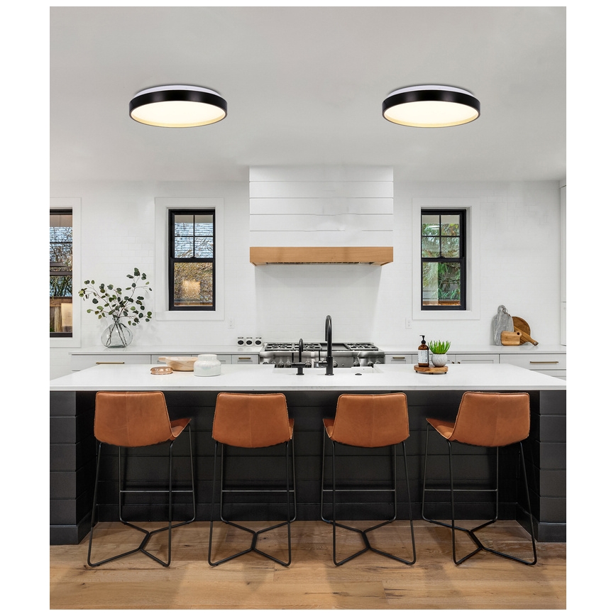 Plafonnier LED FLORIDA LED/18W/230V noir