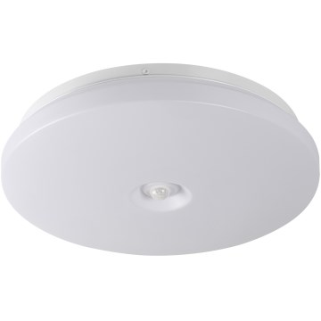 Plafonnier LED FOGLER LED/24W/230V Ø 38 cm, avec détecteur de mouvement et capteur crépusculaire