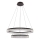 Plafonnier LED FROZI LED/38W/230V diamètre 60 cm noir