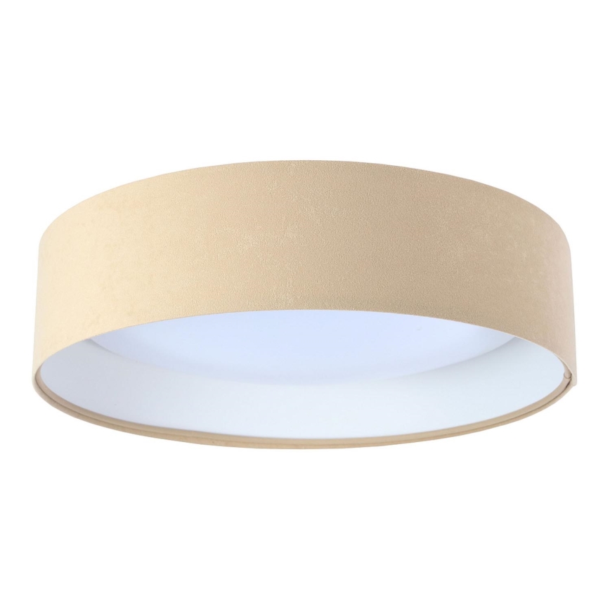 Plafonnier LED GALAXY 1xLED/24W/230V d. 44 cm beige/blanc