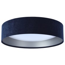 Plafonnier LED GALAXY 1xLED/24W/230V d. 44 cm bleu/argent