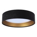 Plafonnier LED GALAXY LED/24W/230V diam. 44 cm noir/doré