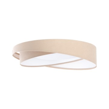 Plafonnier LED GALAXY MODERN LED/24W/230V Ø 55 cm beige/blanc