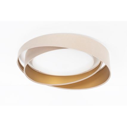 Plafonnier LED GALAXY MODERN LED/24W/230V Ø 55 cm beige/doré