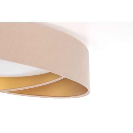 Plafonnier LED GALAXY MODERN LED/24W/230V Ø 55 cm beige/doré