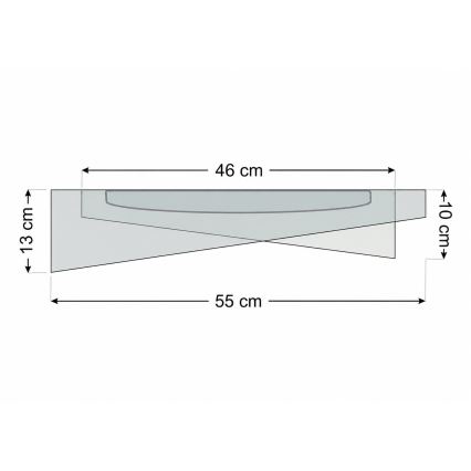 Plafonnier LED GALAXY MODERN LED/24W/230V Ø 55 cm beige/doré