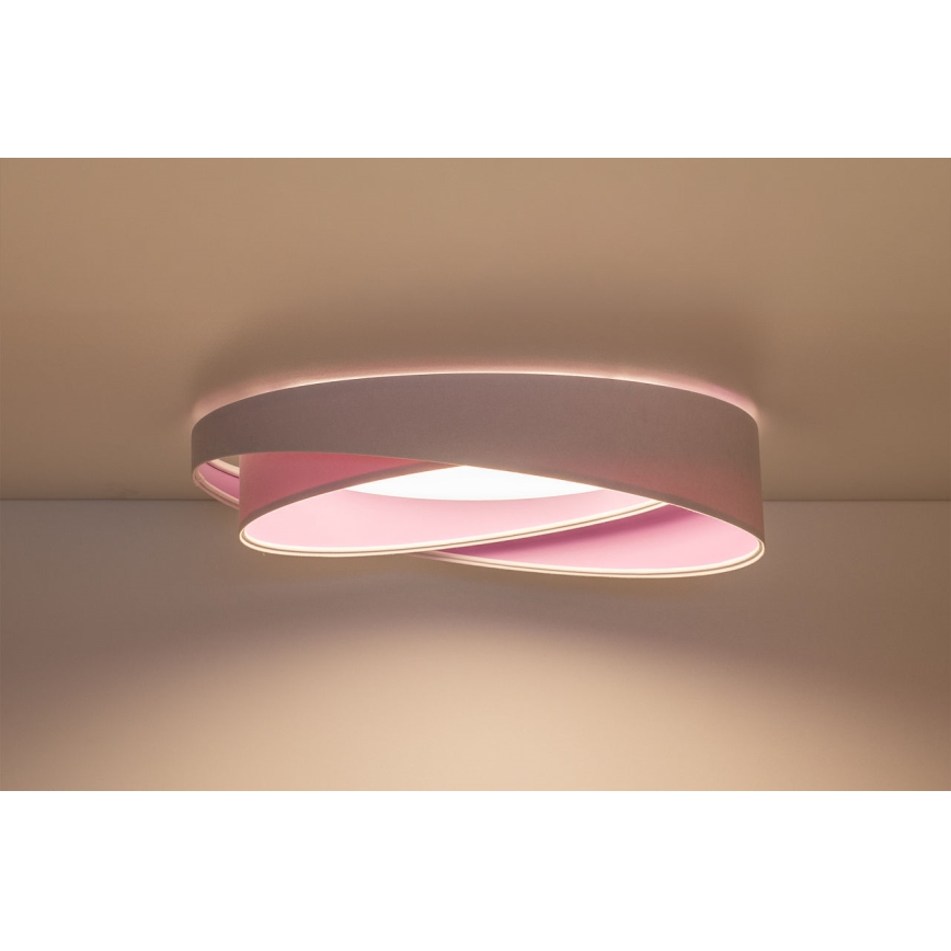 Plafonnier LED GALAXY MODERN LED/24W/230V Ø 55 cm blanc/violet
