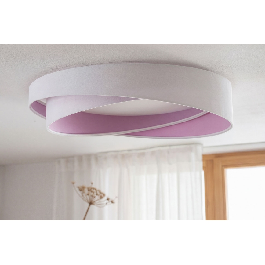 Plafonnier LED GALAXY MODERN LED/24W/230V Ø 55 cm blanc/violet