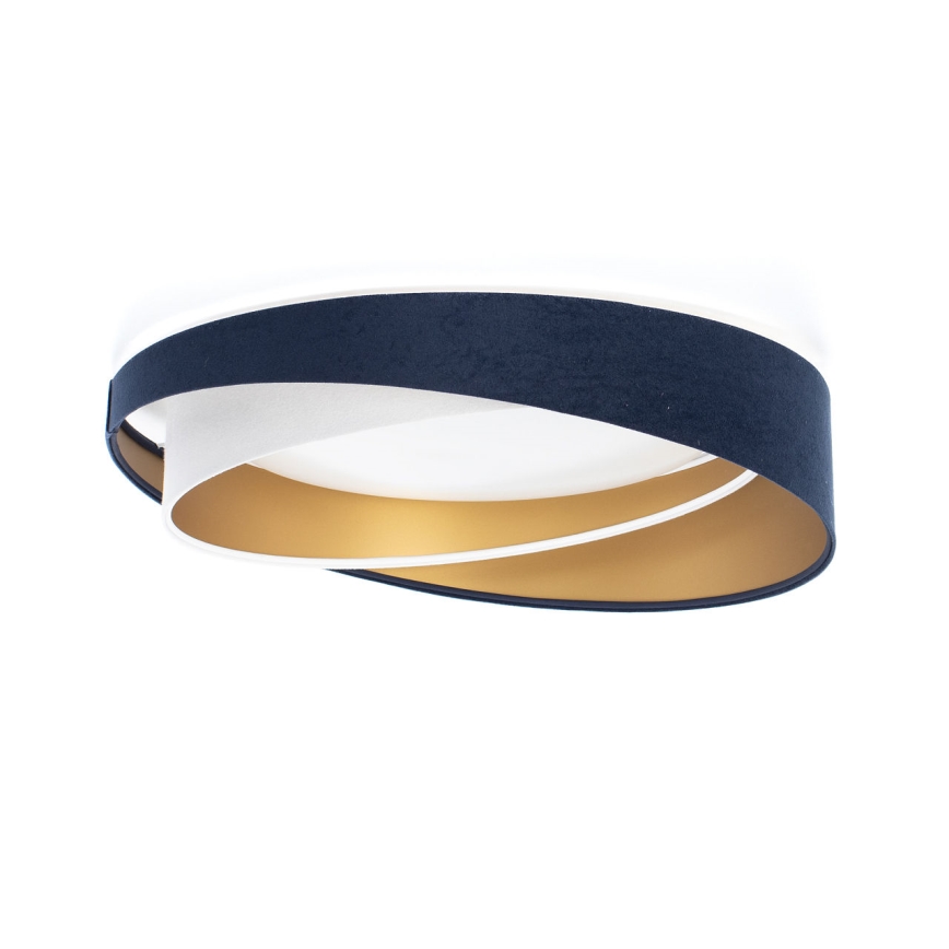 Plafonnier LED GALAXY MODERN LED/24W/230V Ø 55 cm bleu/blanc/doré