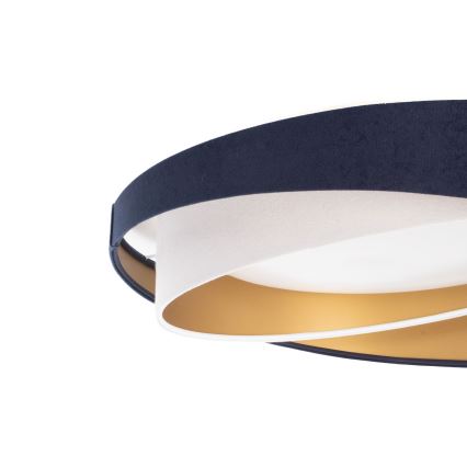 Plafonnier LED GALAXY MODERN LED/24W/230V Ø 55 cm bleu/blanc/doré