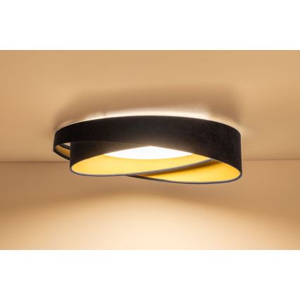 Plafonnier LED GALAXY MODERN LED/24W/230V Ø 55 cm bleu/doré