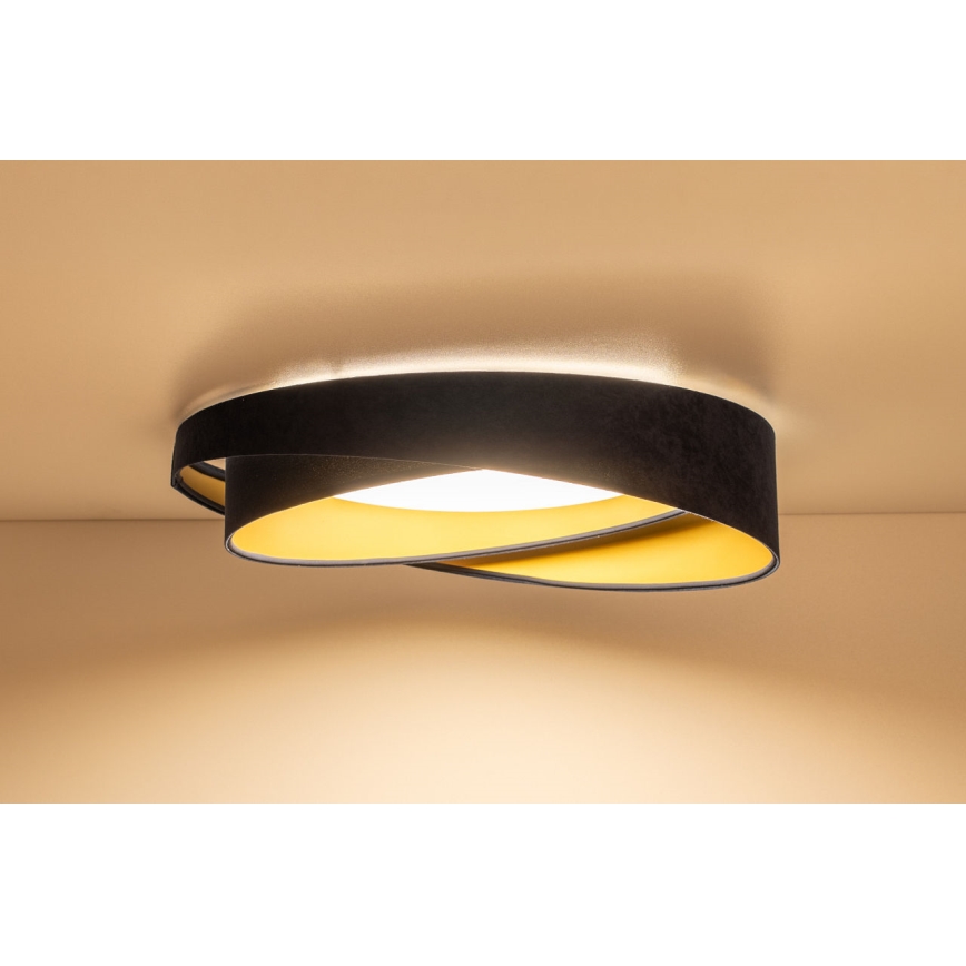 Plafonnier LED GALAXY MODERN LED/24W/230V Ø 55 cm bleu/doré