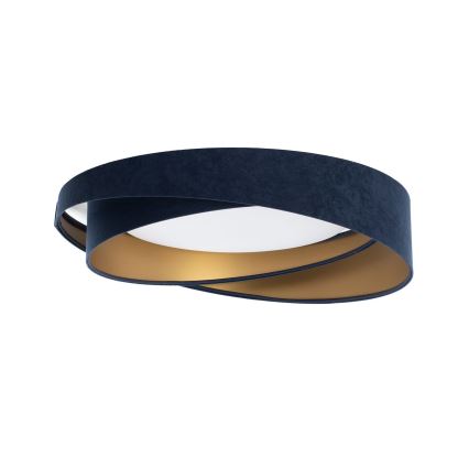 Plafonnier LED GALAXY MODERN LED/24W/230V Ø 55 cm bleu/doré