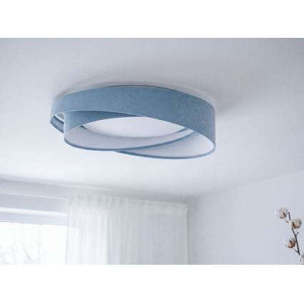 Plafonnier LED GALAXY MODERN LED/24W/230V Ø 55 cm bleu