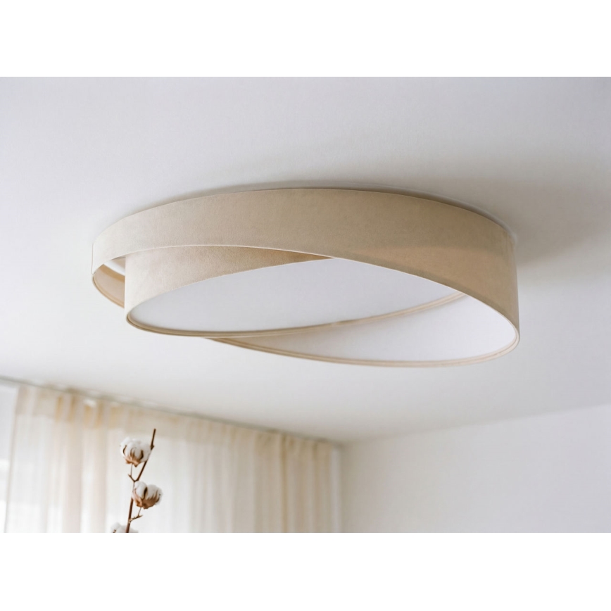 Plafonnier LED GALAXY MODERN LED/24W/230V Ø 55 cm crème/blanc