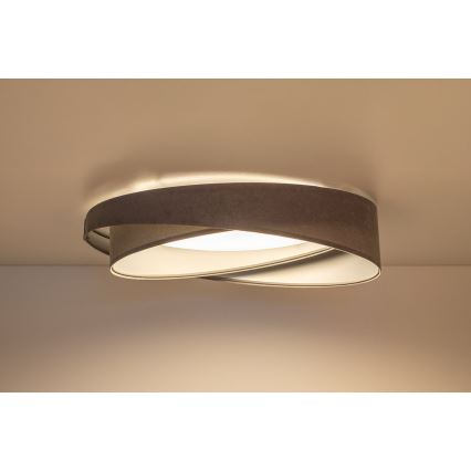 Plafonnier LED GALAXY MODERN LED/24W/230V Ø 55 cm gris/argenté
