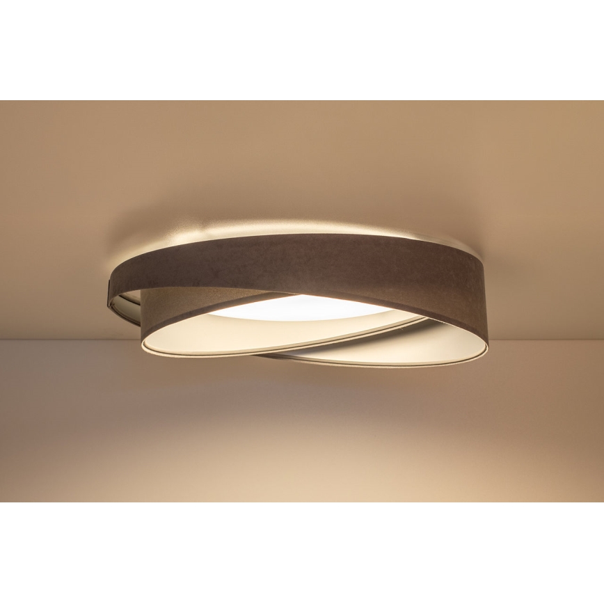 Plafonnier LED GALAXY MODERN LED/24W/230V Ø 55 cm gris/argenté