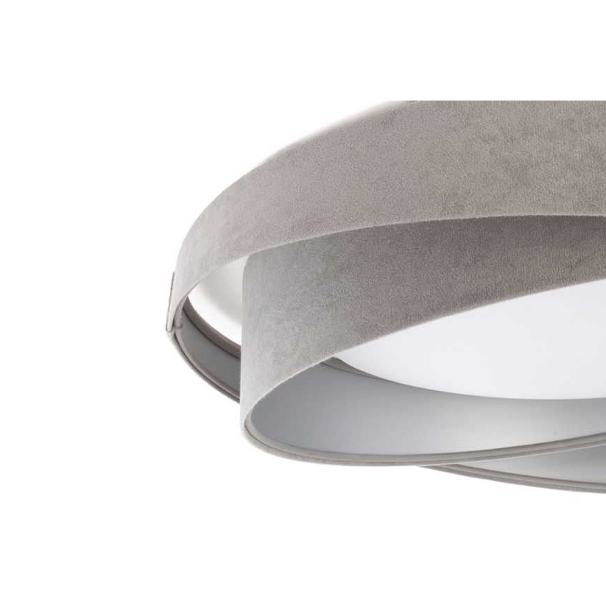 Plafonnier LED GALAXY MODERN LED/24W/230V Ø 55 cm gris/argenté