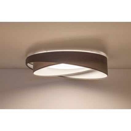 Plafonnier LED GALAXY MODERN LED/24W/230V Ø 55 cm gris/blanc