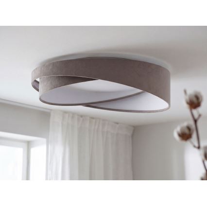 Plafonnier LED GALAXY MODERN LED/24W/230V Ø 55 cm gris/blanc