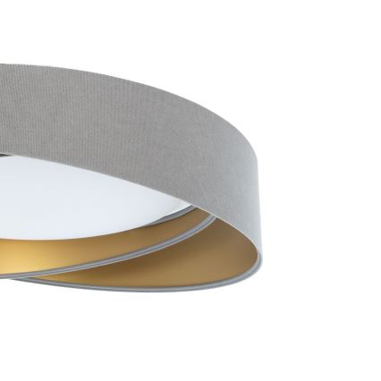 Plafonnier LED GALAXY MODERN LED/24W/230V Ø 55 cm gris/doré