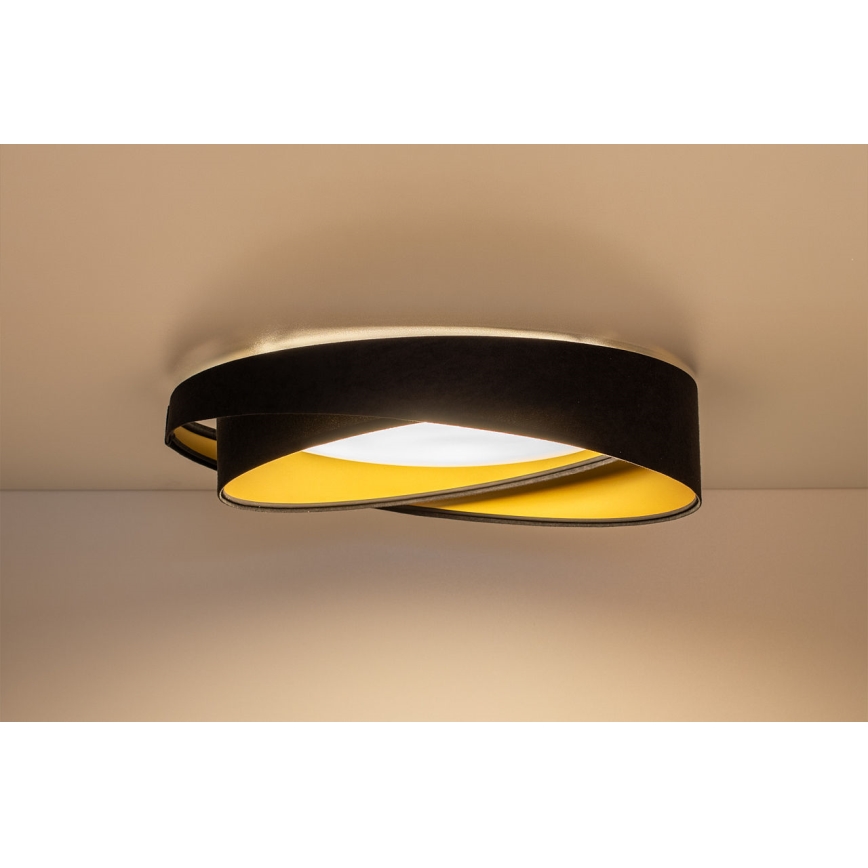Plafonnier LED GALAXY MODERN LED/24W/230V Ø 55 cm noir/doré