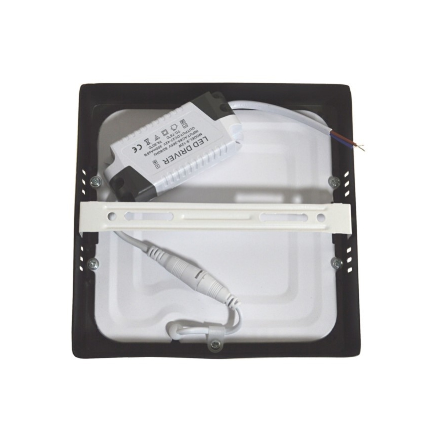 Plafonnier LED GERRY LED/12W/230V 4000K noir