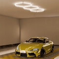 Plafonnier LED HEXAGON LED/128W/85-265V 4000K 248x97 cm IRC 90 IP54 blanc