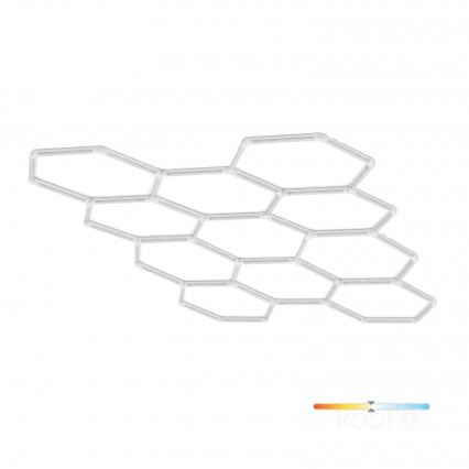 Plafonnier LED HEXLINE LED/513W/230V 4000K 300x516 cm blanc