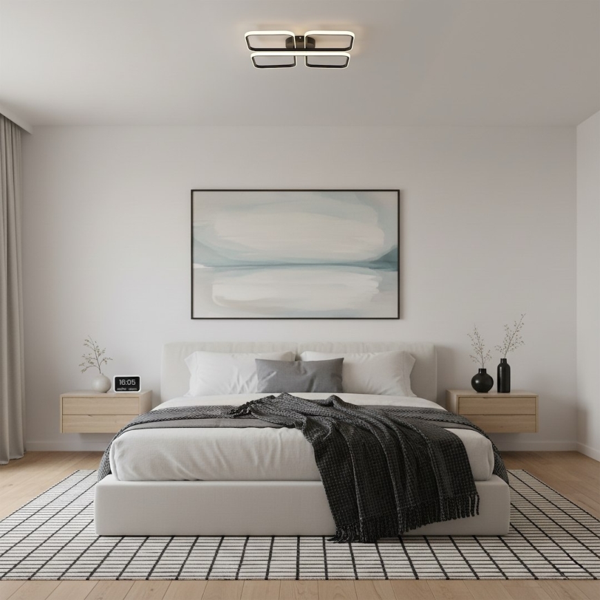 Plafonnier LED HIDALGO LED/40W/230V noir