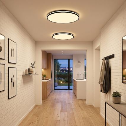 Plafonnier LED HUGO 21/32/42 W 230 V 3000/4000/6500 K Ø 45 cm IP54 noir