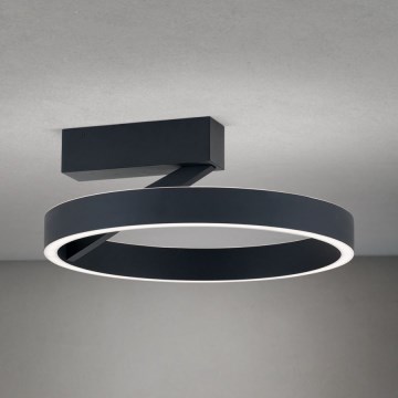 Plafonnier LED KOLK LED/40W/230V 2700/3000/4000K Ø 40 cm noir