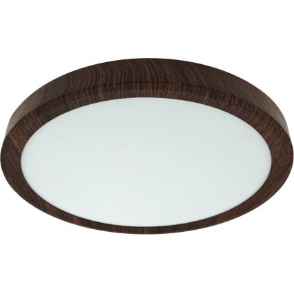 Plafonnier LED LED/18W/230V 3000/4000/6500K Ø 23 cm brun