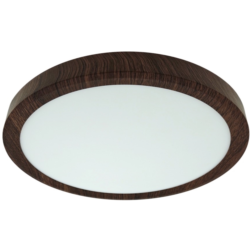 Plafonnier LED LED/18W/230V 3000/4000/6500K Ø 23 cm brun