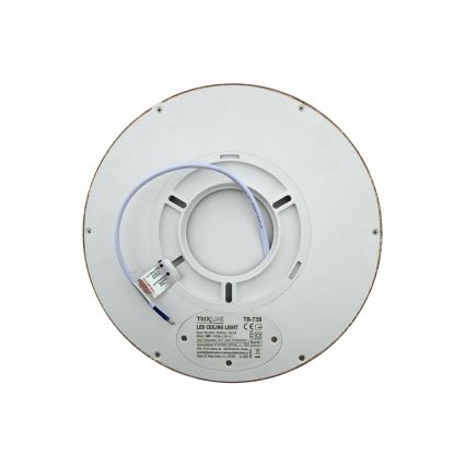 Plafonnier LED LED/18W/230V 3000/4000/6500K Ø 23 cm brun