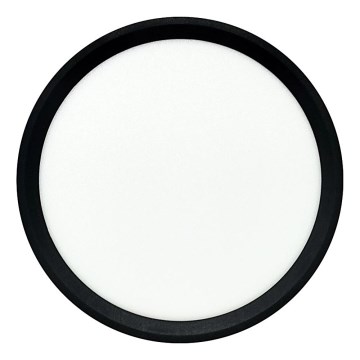 Plafonnier LED LED/18W/230V 3000/4000/6500K Ø 23 cm noir
