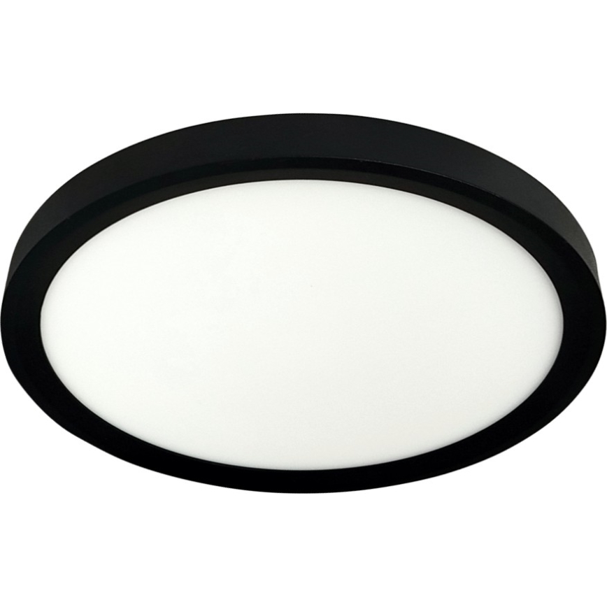 Plafonnier LED LED/18W/230V 3000/4000/6500K Ø 23 cm noir